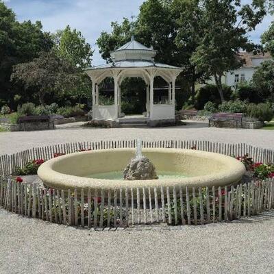 Aufgespüt im Park