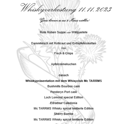 Whiskyverkostung